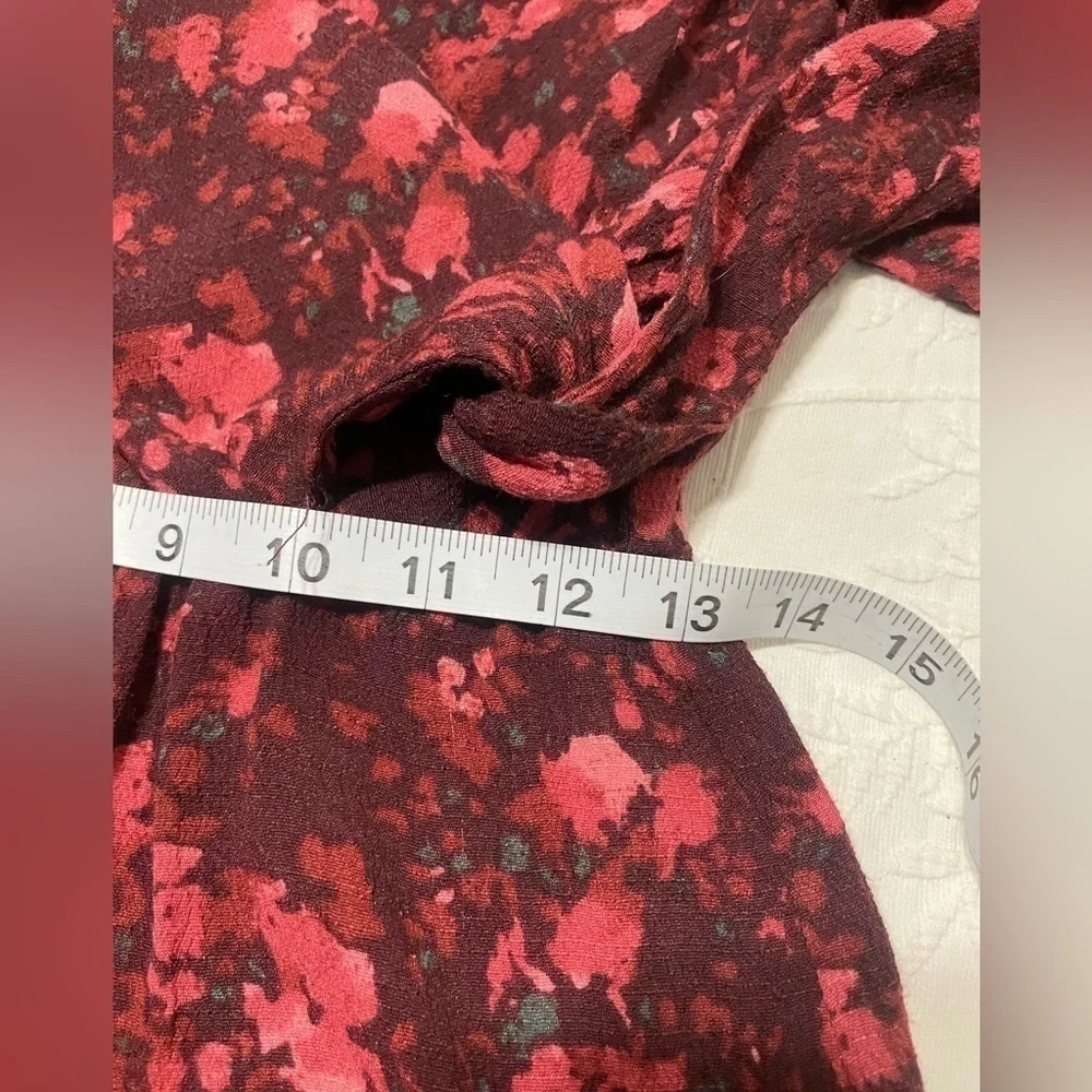Free People All The Right Ruffles in Wild Moon Floral Romper Size XS OB397455.